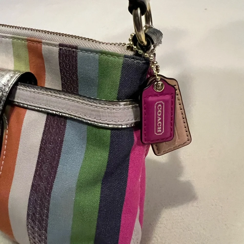 Coach 65th Anniversary Edition Legacy Striped Crossbody Bag with Wallet Set - Picture 6 of 16